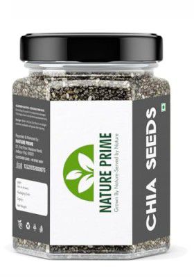 Nature Prime chia seeds 250g | Best for Weight Loss | Healthy Snacks | Non-GMO and Fibre Rich Seeds | Omega-3 Seeds for Eating