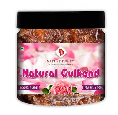 Nature Purify Natural Himalayan Gulkand (Rose Petal Jam), 400gm (jar Pack)