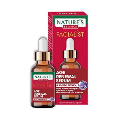 NATURES ESSENCE 0.3% Pro-Retinol Age Renewal Serum | Anti-Ageing Face Serum For Women's | Reduces Fine Lines & Wrinkles, 30Ml