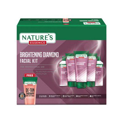 Natures Essence Advanced Brightening Diamond Facial Kit, 280gm