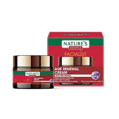 Nature's Essence Face Cream For Daily Use|Anti-Ageing Face Cream For Women|Age Renewal Cream with 0.3% Pro-Retinol|45gm