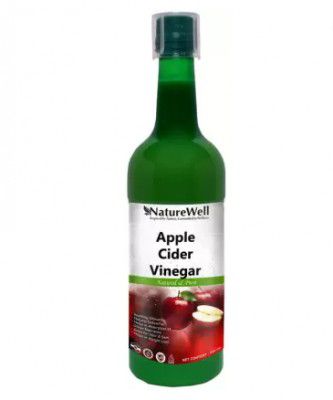 Naturewell Organics Apple Cider Vinegar For Weight Loss With Mother Of Vinegar Vinegar (500ML RE) Premium Round Vinegar  (500 ml)