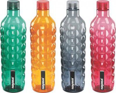 NAYASA Cushion Economy Pet Fridge Bottle 1000 ml Bottle  (Pack of 4, Multicolor, Plastic)