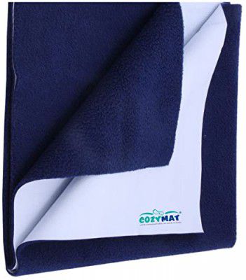 Newnik Waterproof Dry Sheet/Reusable MAT/UNDERPAD/Absorbent Sheets/Mattress Protector Navy Blue, Small