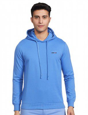 NEWPORT Men Cotton Blend Regular Fit Hooded Sweatshirt