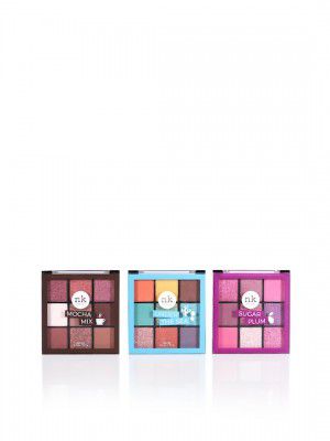 Nicka K Set of 3 Eyeshadow Palettes