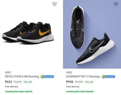 Nike Sports Shoes @ 75% Discount