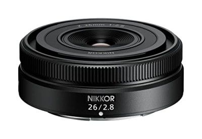 Nikon NIKKOR Z 26mm f/2.8 Mirrorless Camera Lens, Black