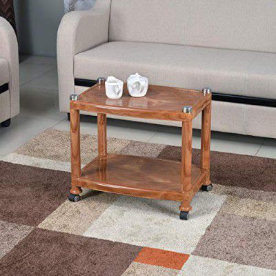 Nilkamal CENTBL2 Contemporary Center Trolley Coffee Table/Tea Table/Teapoy for Home/Living room/Office & Outdoor (Plastic)