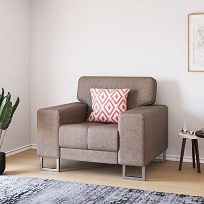 Nilkamal Chicago 1 Seater Sofa (Brown)