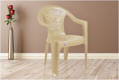 Nilkamal CHR2060 Plastic Mid Back with Arm Chair