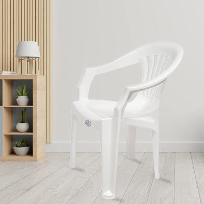 Nilkamal CHR2101 Plastic Mid Back with Arm Chair