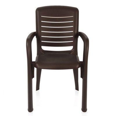 Nilkamal CHR2145 Plastic Mid Back with Arm Chair | Set of 2