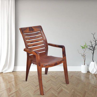 Nilkamal CHR2180 Plastic Mid Back with Arm Chair