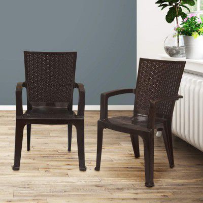 Nilkamal CHR2225 Plastic Chair Set Of 2 For Dining Room