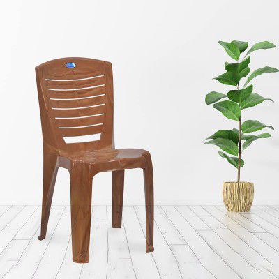 Nilkamal CHR4025 Plastic Mid Back with Arm Chair - Pack Of 6