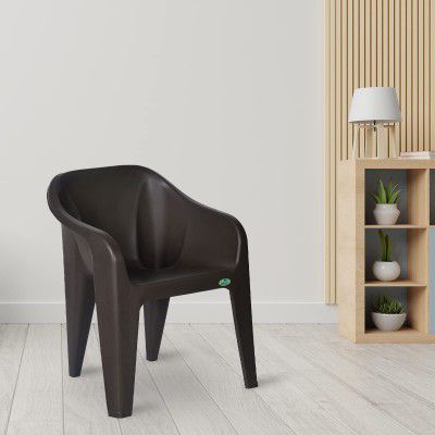 Nilkamal EEEZYGO Plastic Mid Back with Arm Chair