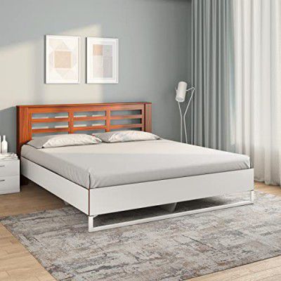 Nilkamal Maple Meta Without Storage Engineered Wood Queen Bed