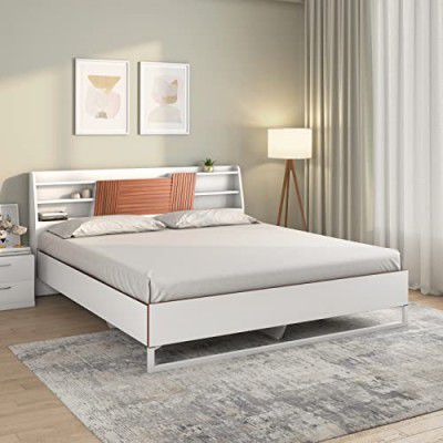 Nilkamal Slew Meta Without Storage Engineered Wood King Bed 