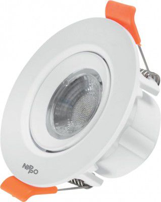 Nippo Photon 3W LED Round Spot Light(Cool Light)