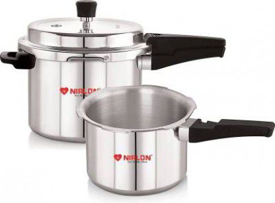 NIRLON 3 L, 5 L Induction Bottom Pressure Cooker