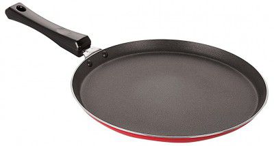 Nirlon Classic Range Non-stick Aluminium Cookware Dosa Tawa 30cm Red/Black (FT13)