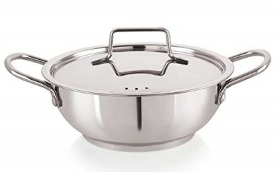 NIRLON Deluxe Stainless Steel Deep Kadai