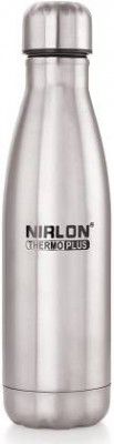 NIRLON Double Insulated Wall Vacuum, Hot & Cold for 24 Hours 500 ml Bottle  (Pack of 1, Silver, Steel)