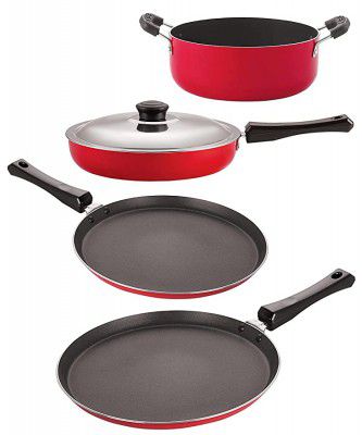 Nirlon Non-Stick 3 Layer Coated Non-Induction Kitchenware Combo Set Offer Online at Best Price