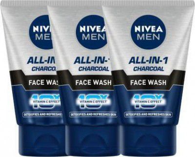 NIVEA All-In-1 Charcoal (100 g) - Pack of 3