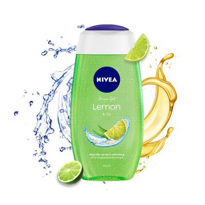 NIVEA Body Wash, Lemon & Oil Shower Gel, 250 ml