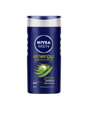 Nivea Men Energy Shower Gel for Body - Face - Hair 250 ml