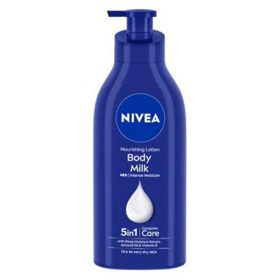 NIVEA Nourishing Body Milk 600ml Body Lotion | 48 H Moisturization