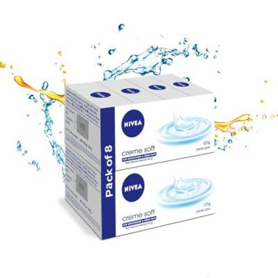 NIVEA Soft Creme Soap 75gm New Pack of 2