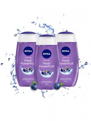 Nivea Women Set of 3 Fresh Powerfruit Care Shower Body Wash