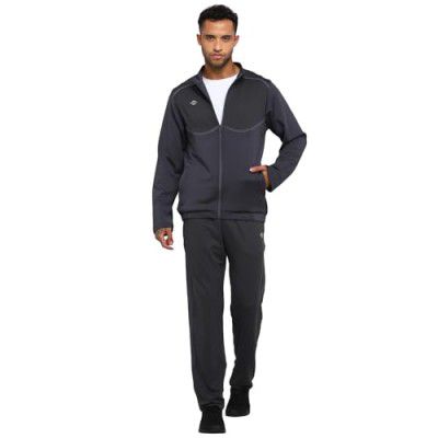 Nivia Bar Melange/Brick Knit Tracksuit/Size - Small (Grey)