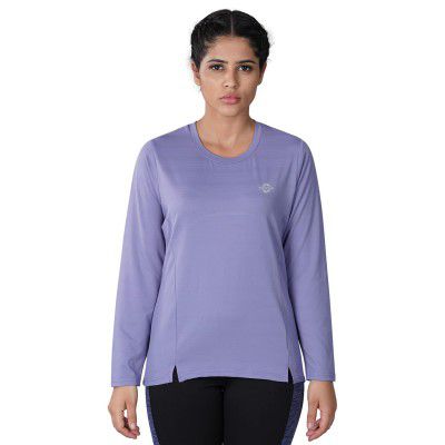 Nivia Nitro-6 Round Tee (Full Sleeve) -Women Size - Xs (Pale Blue)