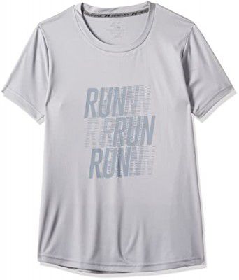 Nivia Nitro-9 -Round Tee (Half Sleeve) - Women Size - S (Light Grey)