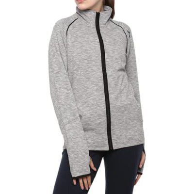 Nivia Solid Women Jacket (2434XS3_Light Grey