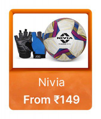 Nivia Sports from Rs. 199  in Flipkart Big Billion Days 2023  