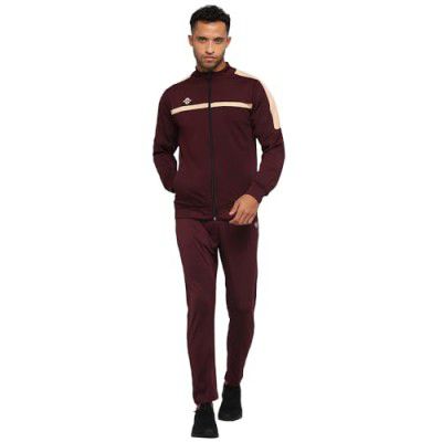 Nivia Tesla Tracksuit/Size - Medium (Maroon)