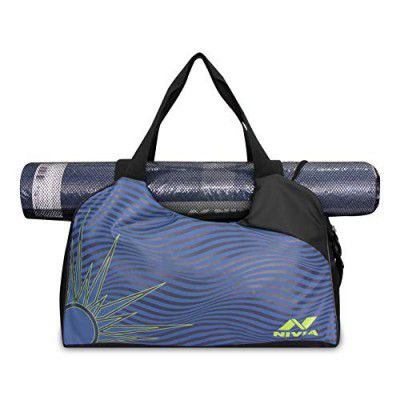 Nivia Yoga Bag 3.0/Polyester/for Men & Women (Navy-Green)