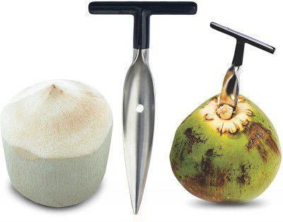 Nixby Stainless Steel Coconut Opener Tool, Coconut Driller, Coconut Opener Machine, Coconut Opener Knife, Coconut Water Opener- (Pack- 1)