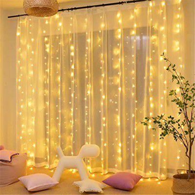 NIYAMAX 12 Meter 46 Led Dhoom Lights Waterproof LED Decorative String Fairy Rice Lights for Indoor and Outdoor Decoration Lights, Festival, Party, Wedding, Garden (Warm White, Pack of 1)