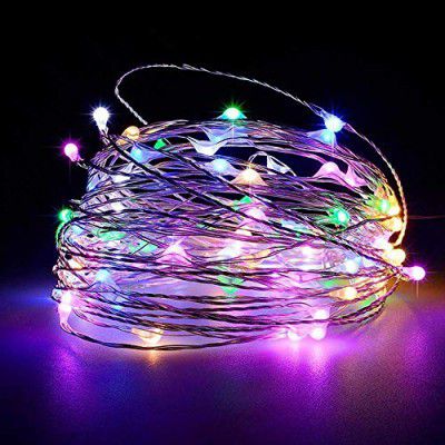 NIYAMAX 3 Meter Battery Operated Decorative Fairy Lights with Waterproof Wire String for Decoration (Multicolor)(LED)