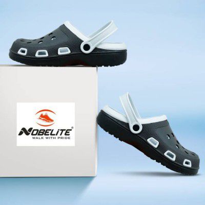 Nobelite Flip Flops (Grey, Black 8)