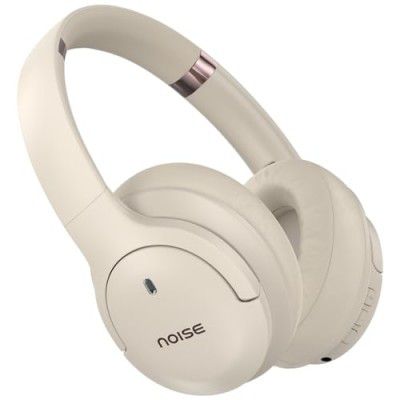 Noise 4 Wireless On-Ear Headphones with 70H Playtime, ENC, 40mm Driver, Low Latency(up to 40ms), Dual Pairing, BT v5.4 (Calm Beige)