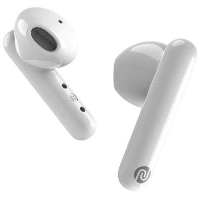 Noise Air Buds Truly Wireless Bluetooth Earphones with Great Call Quality, 20 Hour Playtime and Smart Touch Control - ICY White