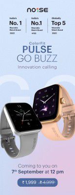 Noise ColorFit Pulse Go Buzz Innovation CALLING 