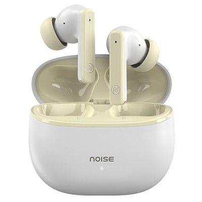 Noise  Air Buds 3 in-Ear Truly Wireless Earbuds with 45H of Playtime, Quad Mic with ENC, Instacharge(10 min=200 min),13mm Driver, BT v5.3(Serene White)